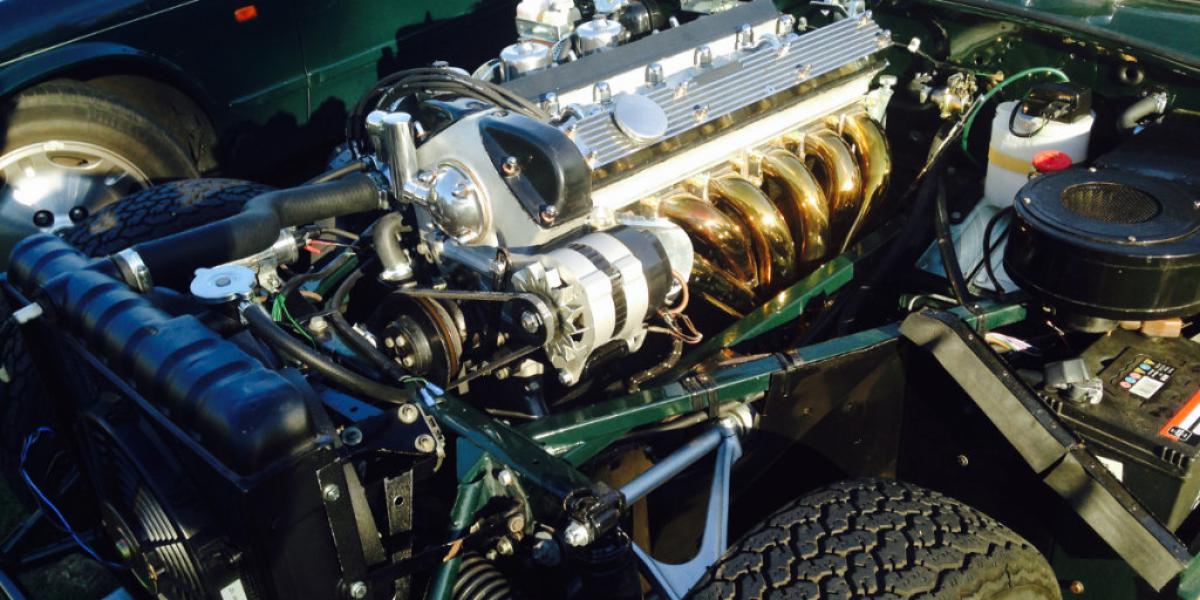 Jaguar E-Type 4.2 Litre Engine - The E-Type was produced 1961-1975